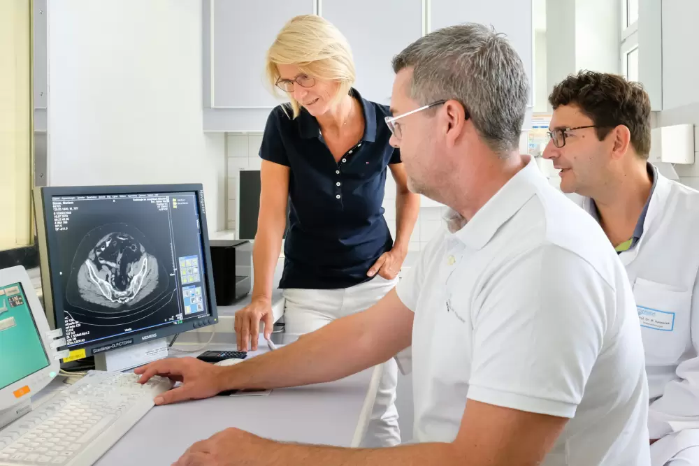 Teamgespräch der Ärzte, Gastroenterologie im Josephinum