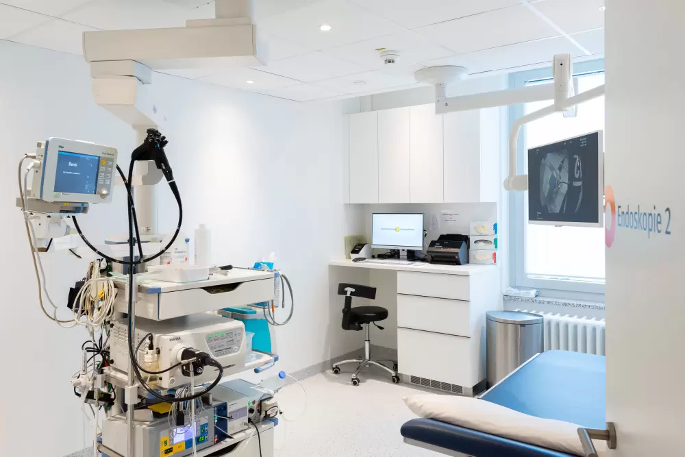 Moderne high-end Endoskope, Gastroenterologie im Josephinum